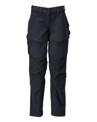 Hose mit Knietaschen, Damen – schwarzblau