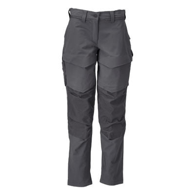 Hose mit Knietaschen, Damen – Anthrazitgrau