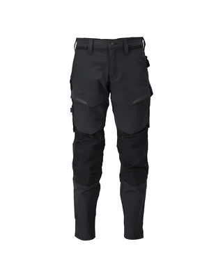 Hose mit Knietaschen, ULTIMATE STRETCH – schwarz