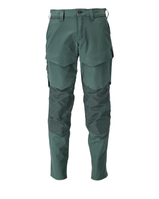 Hose mit Knietaschen, ULTIMATE STRETCH – waldgrün