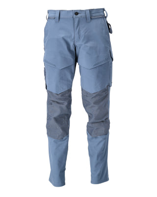 Hose mit Knietaschen, ULTIMATE STRETCH – steinblau