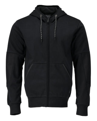 Kapuzenpullover, winddichter Membran – schwarz