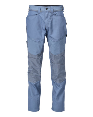 Hose mit Knietaschen – steinblau