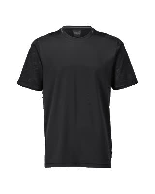T-Shirt, moderne Passform – schwarz