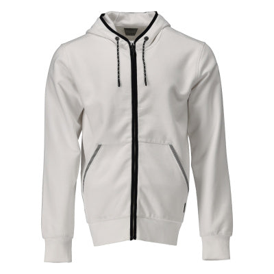 Kapuzenpullover mit Reißverschluss – weiss