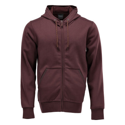 Kapuzenpullover mit Reißverschluss – bordeaux