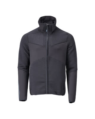 Fleecejacke mit Reißverschluss – schwarzblau