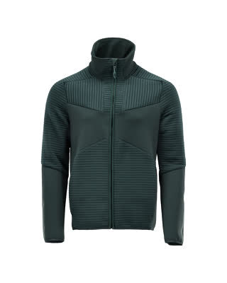 Fleecejacke mit Reißverschluss – waldgrün