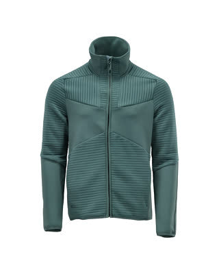 Fleecejacke mit Reißverschluss – helles Waldgrün