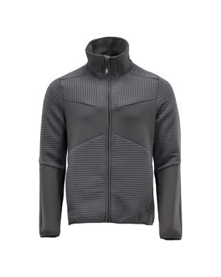 Fleecejacke mit Reißverschluss – Anthrazitgrau