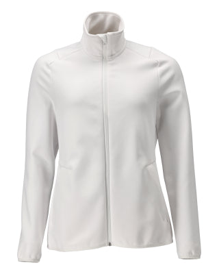 Fleecejacke mit Reißverschluss, Damen – weiss