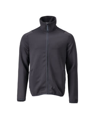 Fleecejacke mit Reißverschluss – schwarzblau