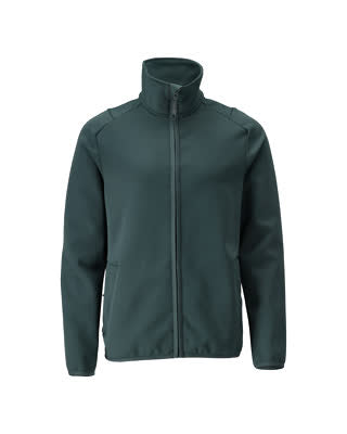 Fleecejacke mit Reißverschluss – waldgrün