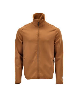 Fleecejacke mit Reißverschluss – Nussbraun