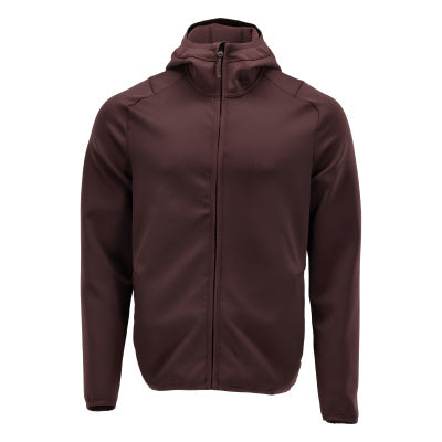 Fleecejacke, Kapuze, Reißverschluss – bordeaux