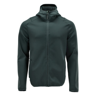 Fleecejacke, Kapuze, Reißverschluss – waldgrün