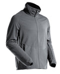 Microfleece Pullover mit Reißverschluss – Anthrazitgrau