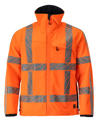 Softshelljacke – hi-vis orange