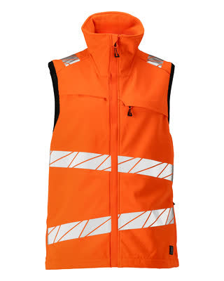 Softshellweste – hi-vis orange