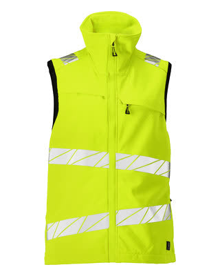 Softshellweste – hi-vis gelb