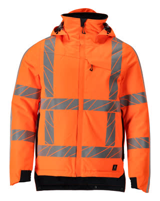 Winterjacke mit CLIMASCOT®-Futter – hi-vis orange