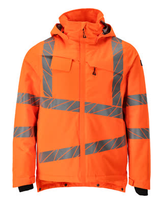 Winterjacke mit CLIMASCOT®-Futter – hi-vis orange