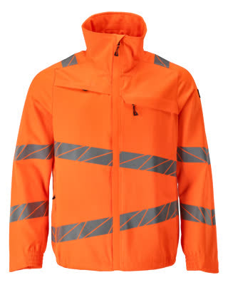 Jacke, Stretch-Einsätze – hi-vis orange