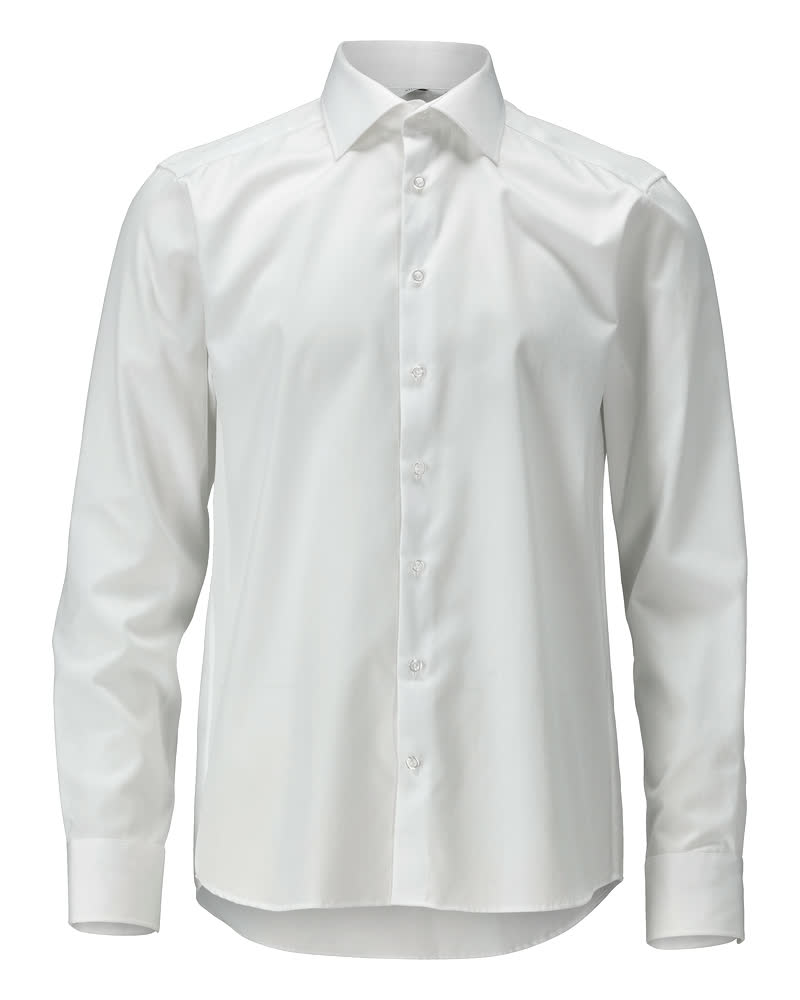 Hemd, Herren, slim fit – optisch weiß