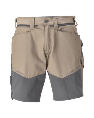 Shorts, geringes Gewicht – dunkles sandbeige/anthrazitgrau