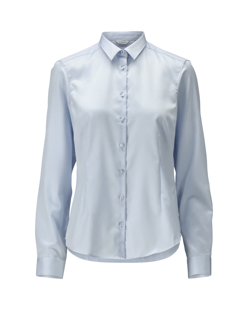 Hemd, Damen, Moderne Passform – hellblau