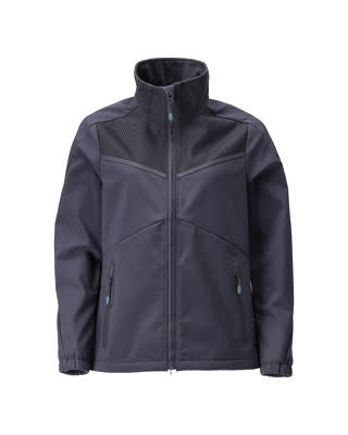 Softshell Jacke, Damenpassform – schwarzblau