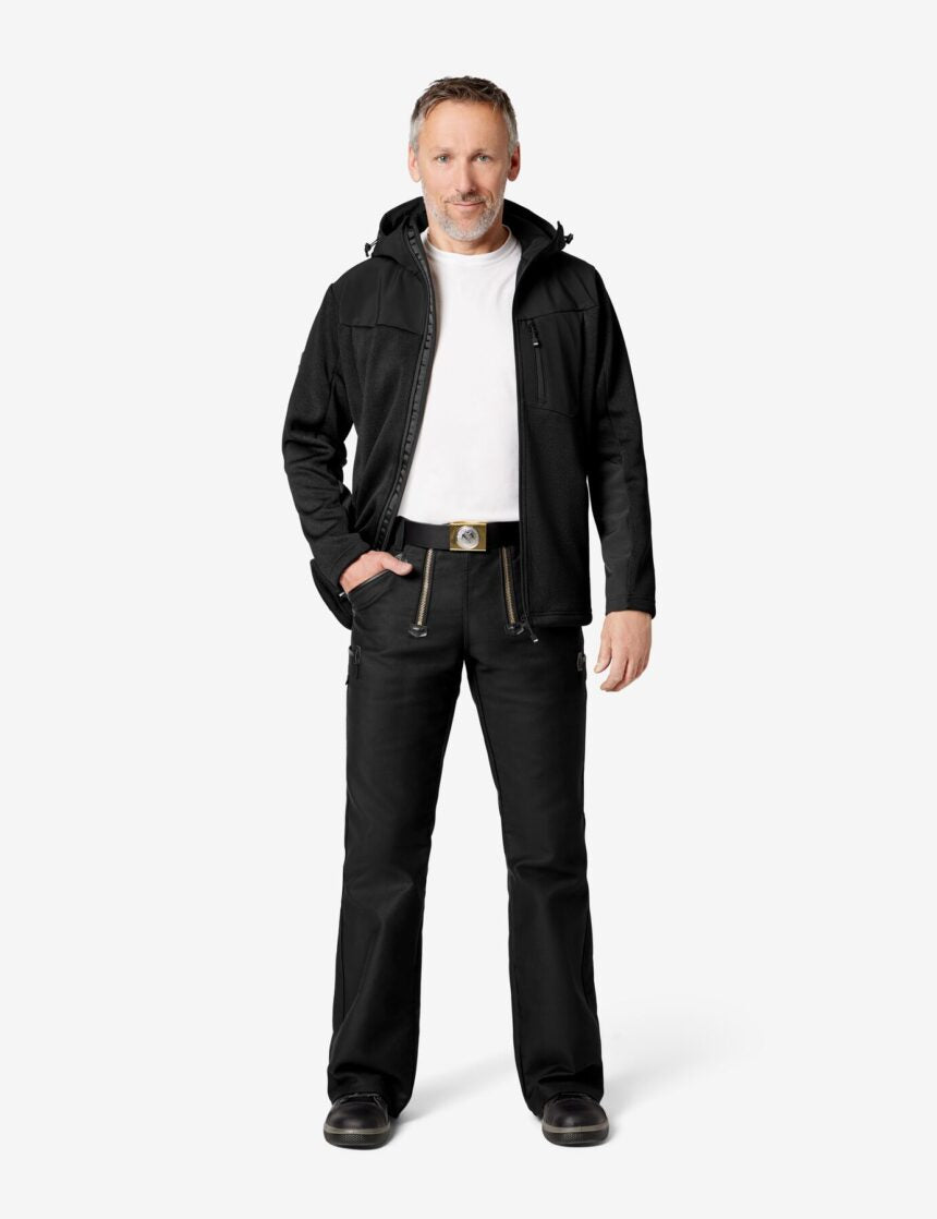 Maximilian Softshelljacke 79900 – Schwarz