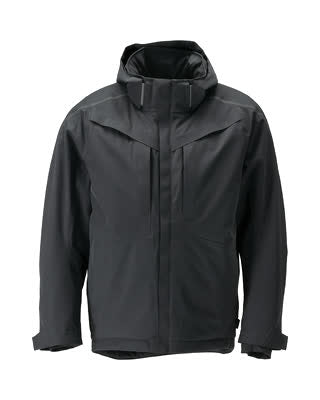 Winterjacke mit CLIMASCOT®, wasserdicht – schwarz