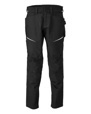 Hose mit Knietaschen – schwarz
