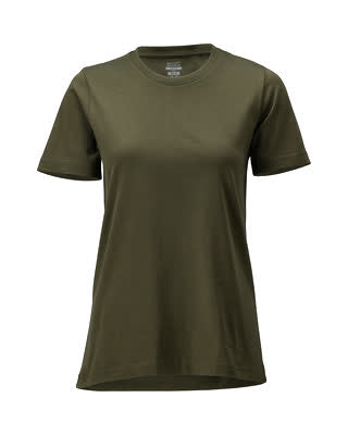 T-Shirt, Damenpassform – moosgrün
