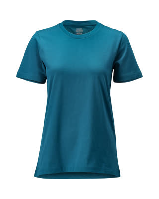 T-Shirt, Damenpassform – petroleum