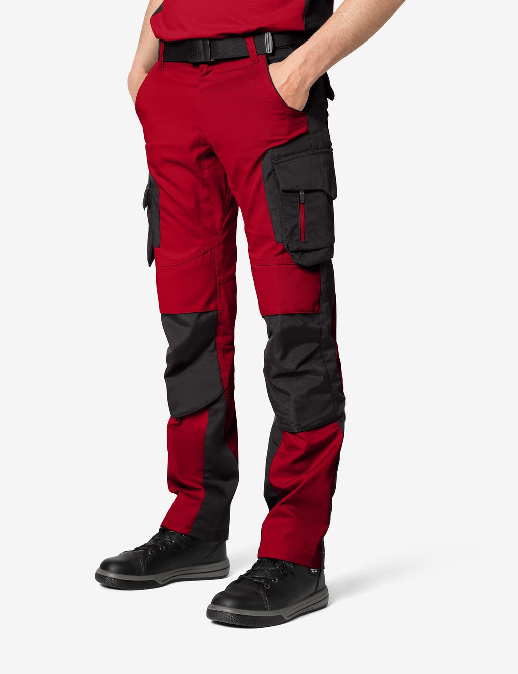 Florian Arbeitshose 125100 – Rot-schwarz