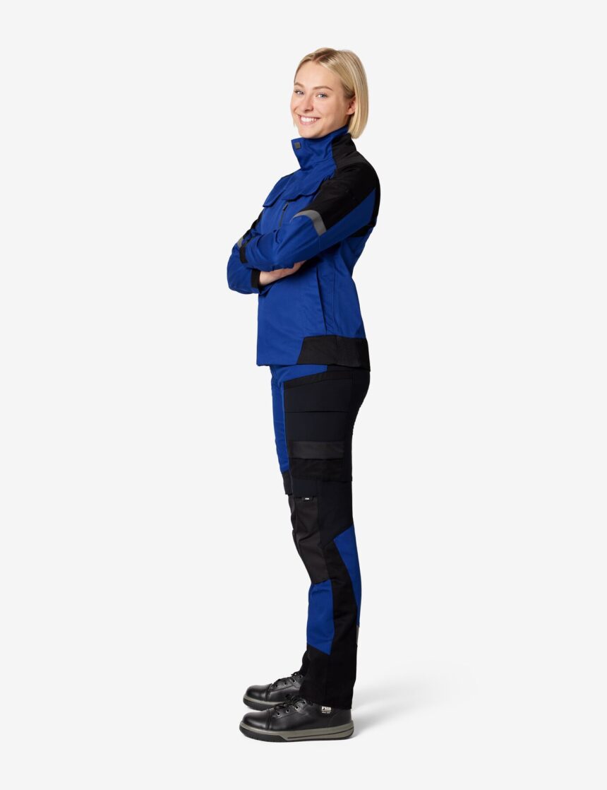 Andrea Arbeitsjacke 125950 – Royalblau-schwarz