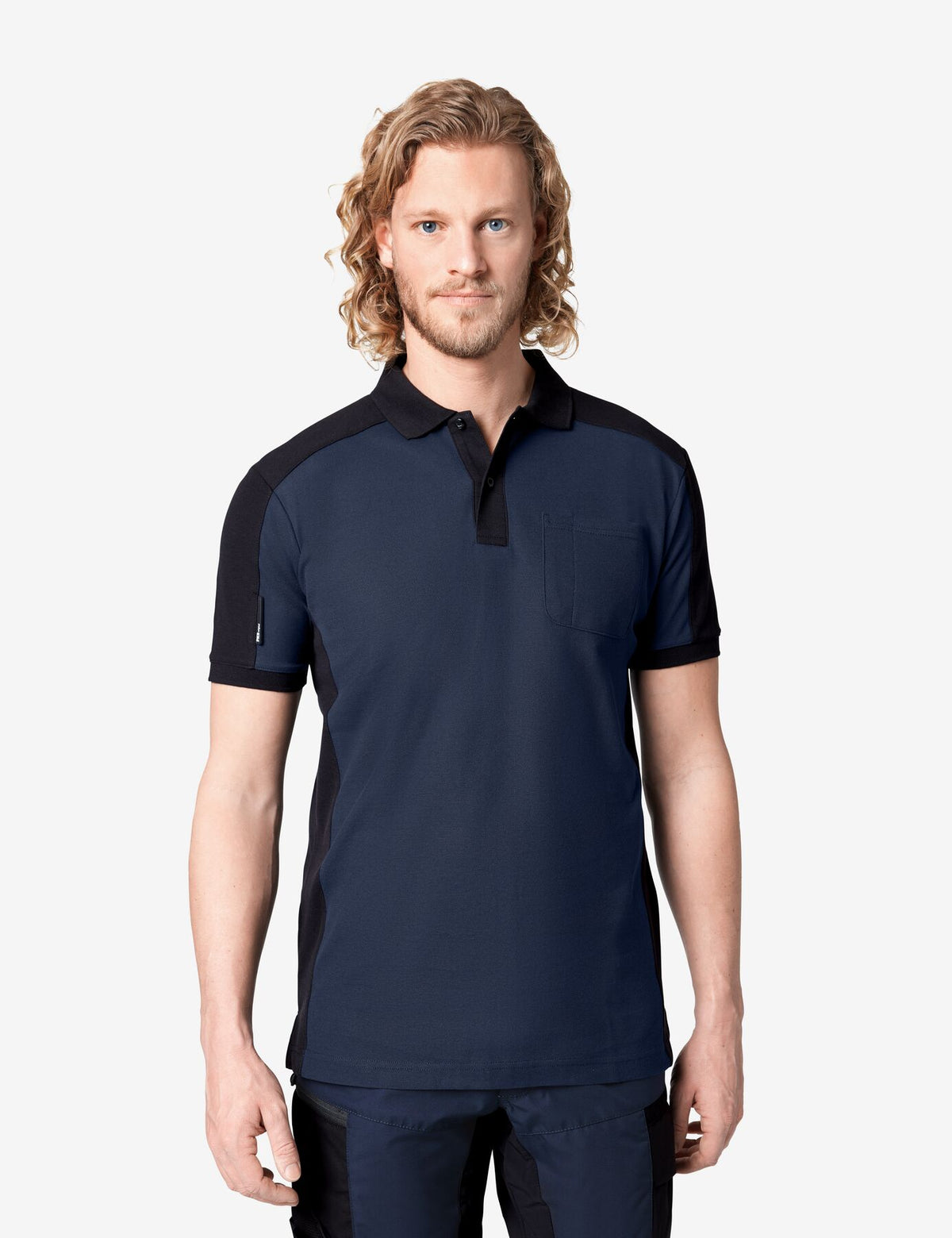 Konrad Poloshirt 91490 – Marine-schwarz