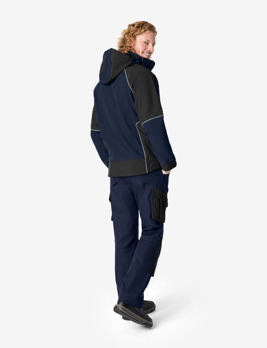 Walter Softshelljacke 78518 – Marine-schwarz