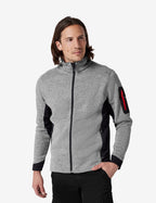 Christoph Fleecejacke 79595 – Grau-schwarz