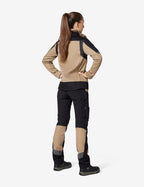 Andrea Arbeitsjacke 125950 – Beige-schwarz