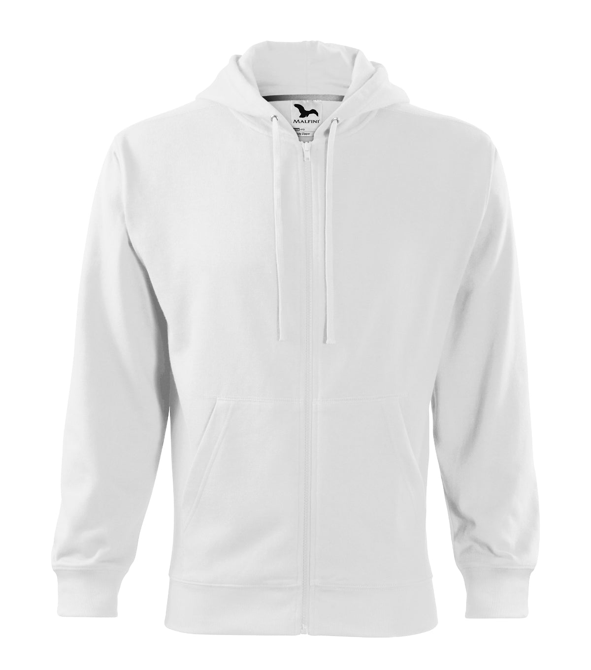 Sweatshirt Herren Trendy Zipper 410 – weiss