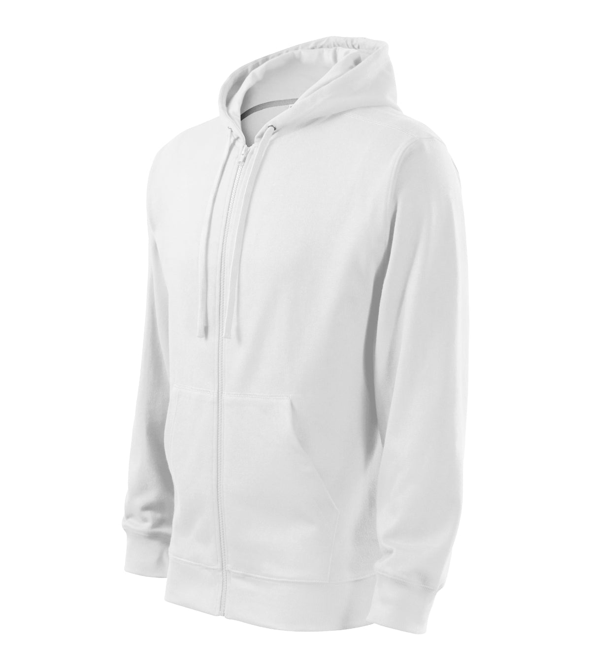 Sweatshirt Herren Trendy Zipper 410 – weiss