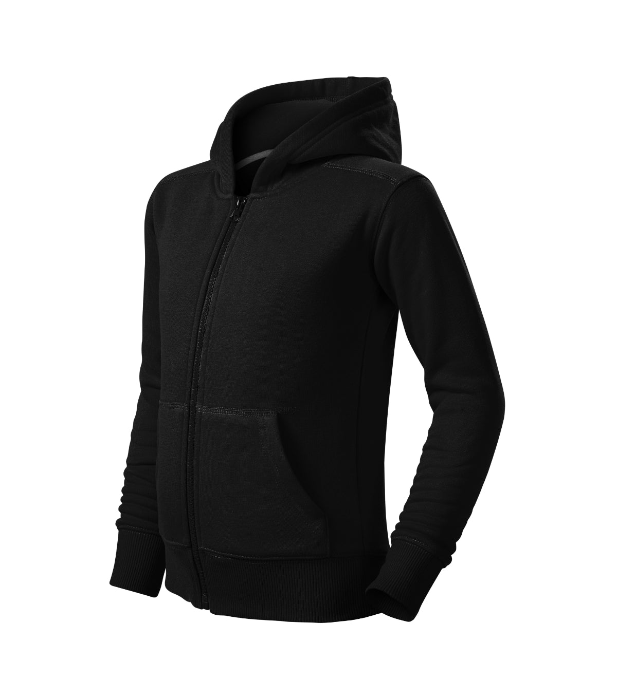 Sweatshirt Kinder Trendy Zipper 412 – schwarz