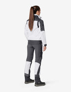 Andrea Arbeitsjacke 125950 – Weiß-anthrazit