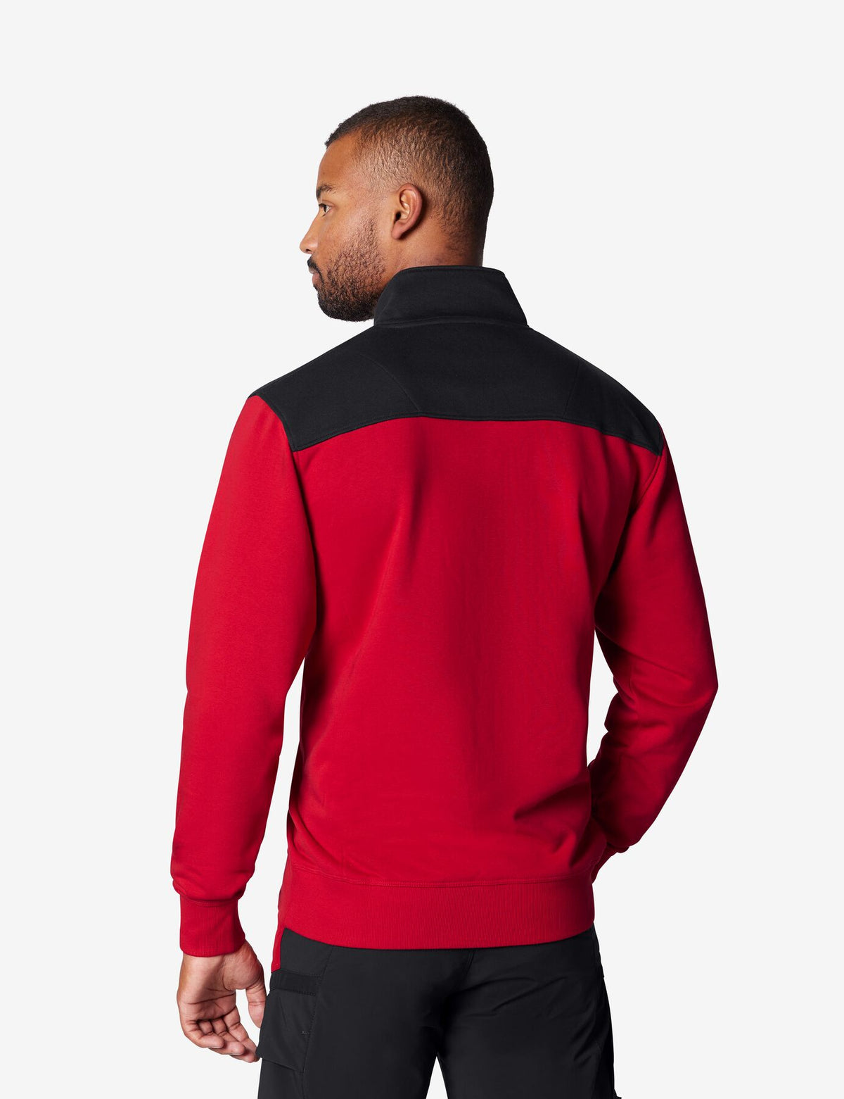 Rob Zip-Sweatshirt 821120 – Rot-schwarz