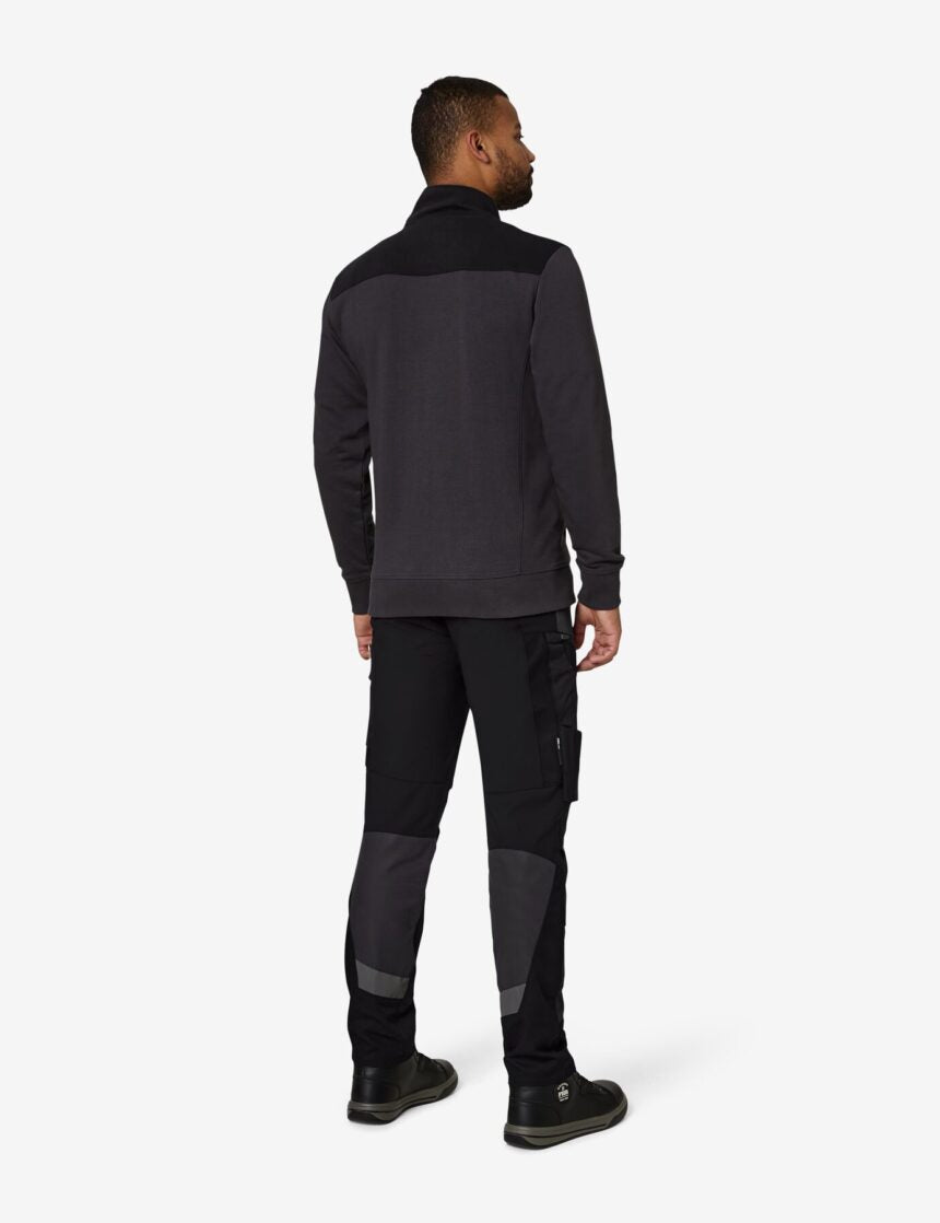 Rob Zip-Sweatshirt 821120 – Anthrazit-schwarz