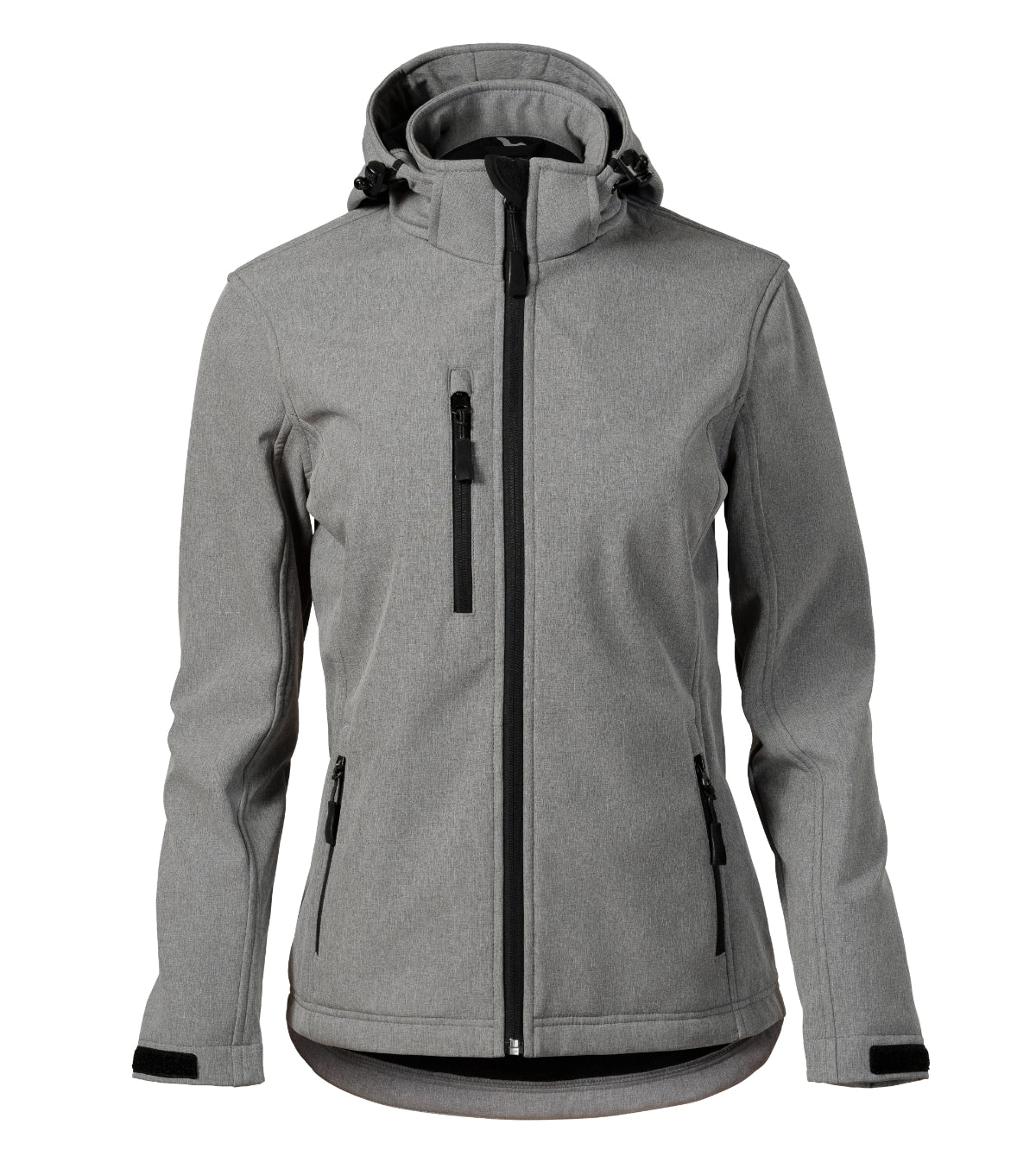 Softshelljacke Damen Performance 521 – dunkelgrau meliert