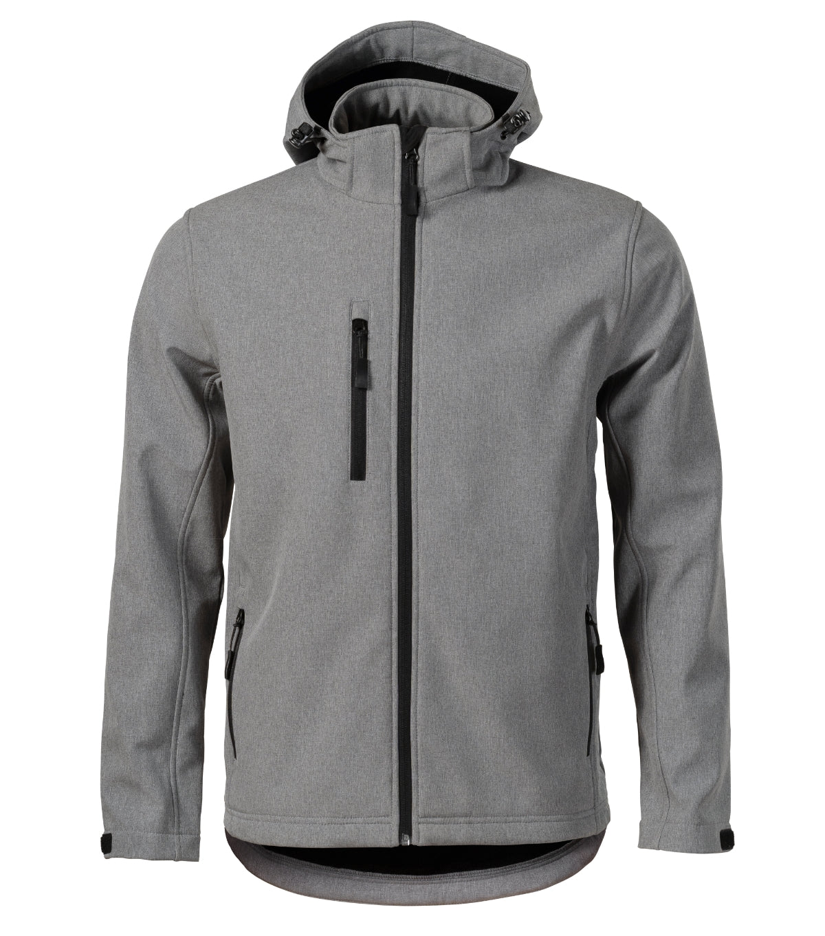 Softshelljacke Herren Performance 522 – dunkelgrau meliert